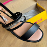 Sandália Moleca Tira Brilhosa