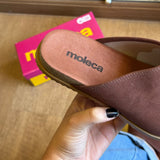 Mule Moleca Camurça Tendência