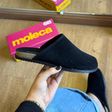 Mule Moleca Camurça Tendência