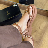 Sandália Vizzano Tiras no Tornozelo com Pedrarias