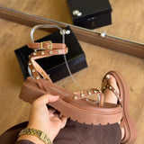 Sandália Vizzano Tiras no Tornozelo com Pedrarias