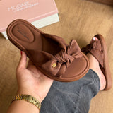 Sandália Modare Detalhe De Laço Oncinha 7208.101