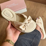 Sandália Modare Detalhe De Laço Oncinha 7208.101